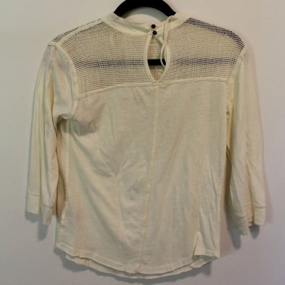 Free People Cream Primrose Tee - Picture 4 of 6